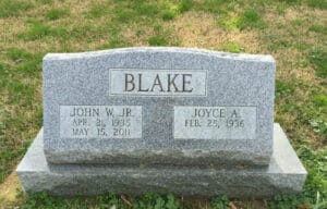 Slant Granite Headstones & Memorials- Maryland