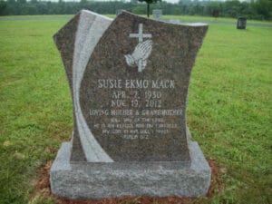 Granite Display Lettering for Memorials in Maryland