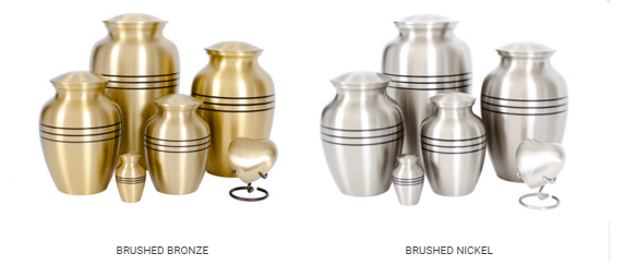 Traditional Metal Urns in Maryland by Merkle Monuments