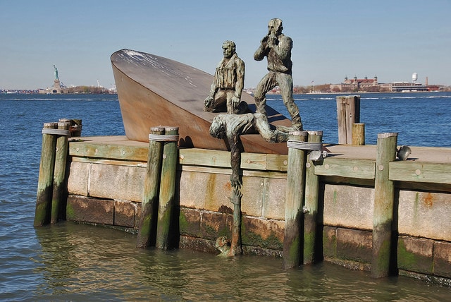 World War II - Merchant Mariners’ Memorial, Battery Park, New York City