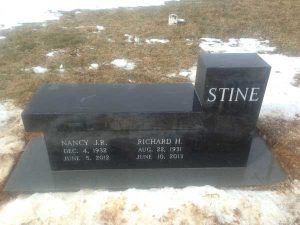 Custom Lettered Marble Benches in Maryland