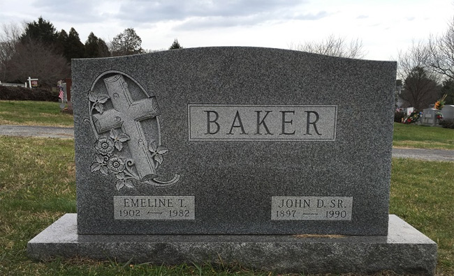 Memorials, Monuments, Bevel Markers & Metal Plaques in Maryland