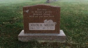 Granite Memorials & Headstones in Maryland