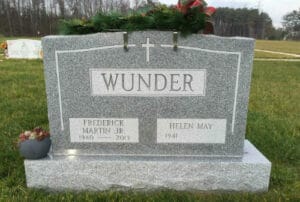 Traditional Granite & Marble Headstones and Lettering Done by Merkle Monuments in Maryland