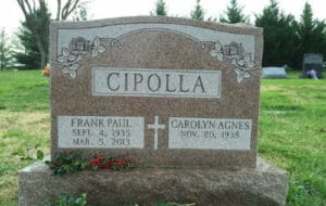 Traditional Granite & Marble Headstones and Lettering by Merkle Monuments in Maryland