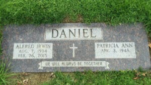 Bevel Markers with Sandblast Granite Lettering in Maryland