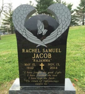 Traditional Granite & Marble Headstones and Lettering Done by Merkle Monuments in Maryland