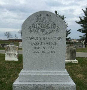 Traditional Granite & Marble Headstones and Lettering Done by Merkle Monuments in Maryland