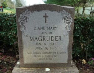 Traditional Granite & Marble Headstones and Lettering Done by Merkle Monuments in Maryland