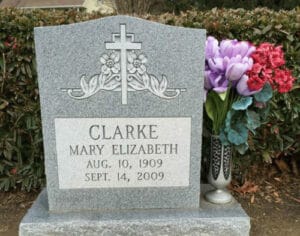 Traditional Granite & Marble Headstones and Lettering Done by Merkle Monuments in Maryland