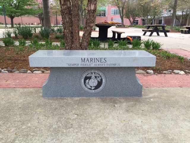 Veteran Memorial Benches in Maryland