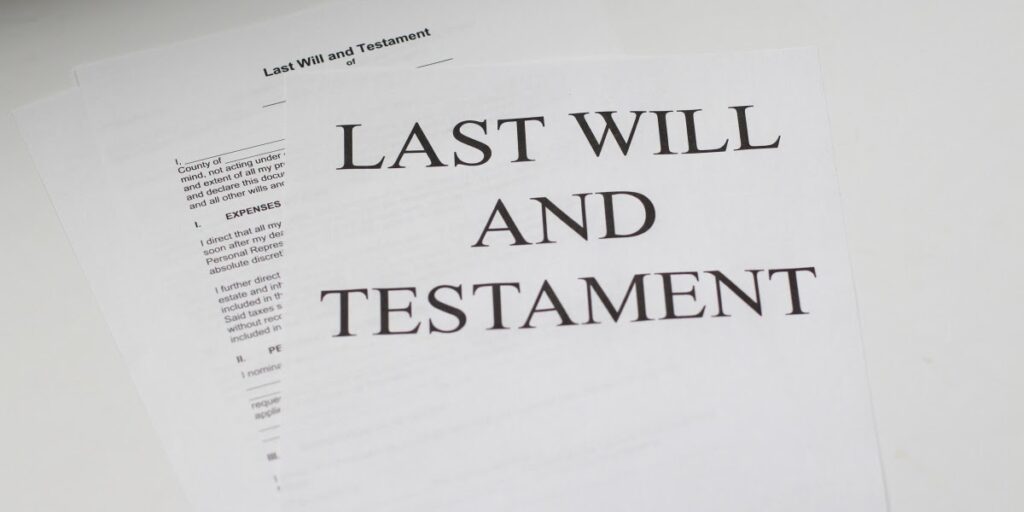 preparing a will